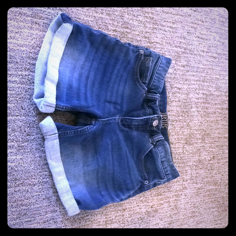 Justice jean shorts
